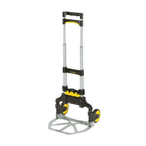 Stanley 60 Kg Load Capacity Light Weight Folding Hand Truck with Basket Holder, SXWT-FT501-SP