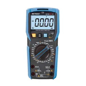 Metravi 6000 Counts / 1000V Digital TRMS Auto-Ranging Multimeter, Metrasafe-10