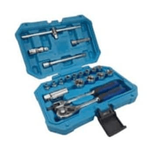 Taparia 20 Pcs 3/8 Inch Sq. Drive Socket Set With Blow Mould Box, SB 20