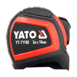 Yato 3Mtr x 16mm Nylon Coated Measuring Tape, YT-71186