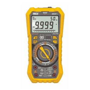 Meco 4 Digit / 9999 Counts TRMS Manual Ranging Digital Multimeter, 45CF+