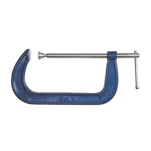 Irwin 200 mm / 8 Inch General Purpose Steel C-Clamp (Blue & Silver), 1901236