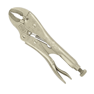 Irwin 7 inch / 175 mm Curved Jaw Locking Plier With Wire Cutter, T0702EL4