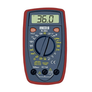 Meco-G 3-1/2 Digit / 2000 Counts Pocket Size Digital Multimeter, R-36C