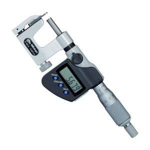Mitutoyo 0 - 25 mm Interchangeable Anvil Type Digital Uni-mike Micrometer with Ratchet Stop, 317-251-30