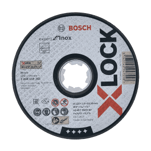 Bosch 125 x 1.6 mm X-LOCK Expert For Inox Straight Cutting (Pack of 25 Pcs), 2 608 619 265