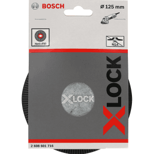 Bosch 125 mm X-LOCK Backing Pad Hard, 2 608 601 716