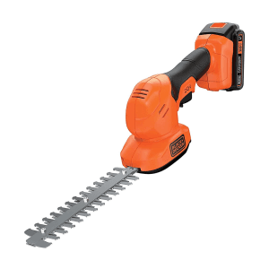 Black+Decker 20V Cordless 2 In 1 Shear Shrubber Kit, BCSS20D1-B1