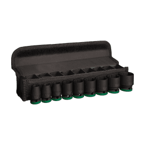 Bosch 9 Pcs 1/2 Inch Sq. Drive PRO Standard Impact Socket Set, 2 608 003 038