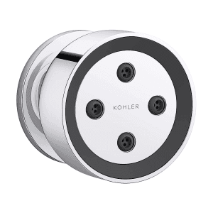 Kohler Statement Round Adjustable Deep Massage Body Spray In Polished Chrome Finish, K-26299IN-CP