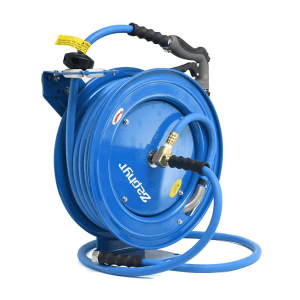 Zephyr 15 Mtr / 13 mm Heavy-Duty Auto-Retractable Water & Garden Hose Reel with 8-Mode Water Spray Gun, ZWR1315HD