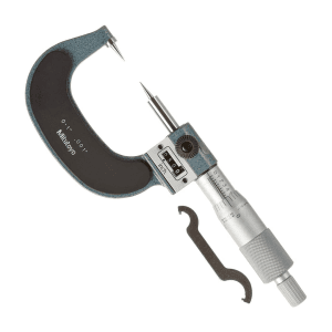 Mitutoyo 0 - 1 inch / 15 Degree Mechanical Counter Point Micrometer, 142-177