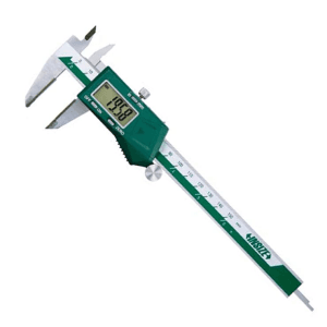 Insize 150 mm / 6 inch Stainless Steel with Carbide Tipped Lower Jaw Digital Caliper, 1110-150 B