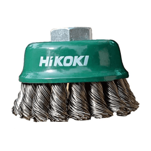 HiKoki 65 mm Dia / M10 Wire Brush (Twist knot Cup Brush), 796163Z
