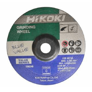 HiKoki 180 x 6.6 x 22.23 mm Grinding Wheel (Pack of 10 Pcs), 796248