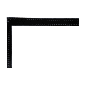 Kristeel 12 Inch / 300 x 250 mm Graduated Engineer Tri Square (Black Colour With White Graduation On Both Sides), 3969