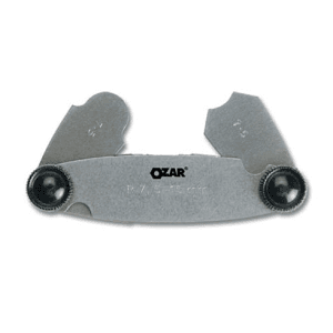 Ozar 1 - 7 mm Locking Type Radius Gauge With 0.25 mm Step & 34 Leaves, AGR-2258