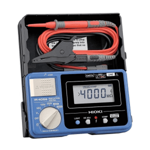 Hioki 50V - 1000V 5-Range Digital Insulation Resistance Tester, IR4056-20