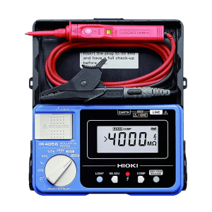 Hioki 50V - 1000V 5-Range Digital Insulation Resistance Tester, IR4056-21