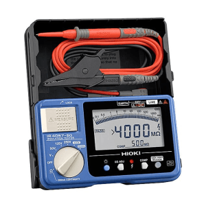 Hioki 50V - 1000V 5-Range Digital Insulation Resistance Tester With Bargraph, IR4057-50