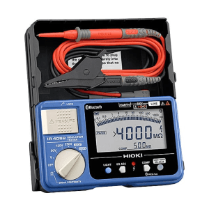 Hioki 50V - 1000V 5-Range Digital Insulation Resistance Tester With Bargraph, IR4058-20