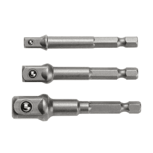 Hogert 3 Pcs Socket Bit Adapter Set (1/4, 3/8, 1/2 iInch Sq. Drive), HT1S445