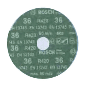 Bosch 125 mm / 80 Grit Fibre Disc Eco for Wood (Pack of 100 Pcs), 2 608 619 360