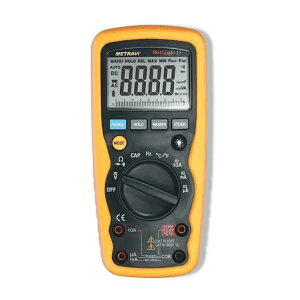 Metravi 3-3/4 Digits / 1000V Fully-Protected Digital Multimeter, Metrasafe-15