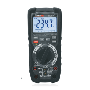 Metravi 6000 Counts / 1500V Digital TRMS Auto-Ranging Multimeter, Pro Solar-1A