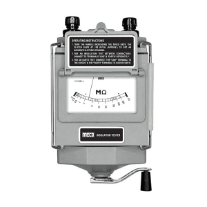 Meco 500V / 100M Ohms Hand Cranking Type Analog Insulation Tester, HIT 5 - 1