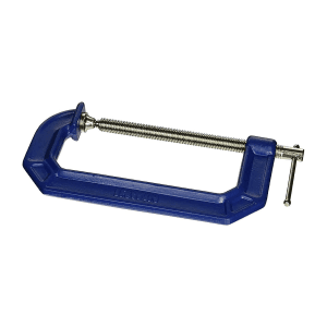 Irwin 200 mm / 8 Inch Steel C-Clamp 100 Series (Blue & Silver), 225108