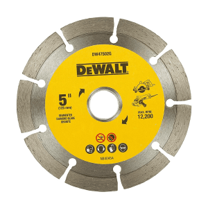 Dewalt 5 inch / 125 mm Segmented Marble Cutting Blade, DW47502G-IN