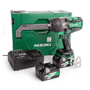 HiKoki 1/2 Inch / 36V / 2.5 Ah Li-ion Cordless Impact Wrench (Brushless), WR 36DBWRZ