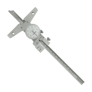 Mitutoyo 0 - 150 mm Dial Depth Gauge with Fine Adjustment, 527-301-50