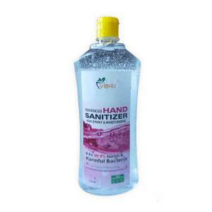 Vibhu's 1000 ml Antibacterial Hand Gel Sanitizer with Lemon Extract