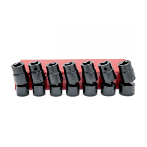 Sumake 7 Pcs 1/2 Inch Sq. Drive Air Universal Socket Set, SIS-4407