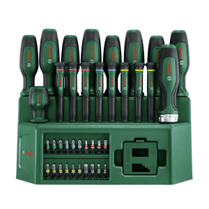 Bosch 39 Pcs Mix Screwdriver Set with Stand, 1 600 A02 Z9L