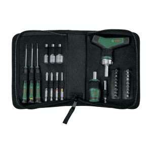 Bosch 31 Pcs Mix Screwdriver Set with Bag, 1 600 A03 9HX