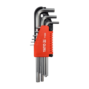 Yato 1.5 mm - 10 mm Hex Key Set CRV (9 Pcs), YT-0500