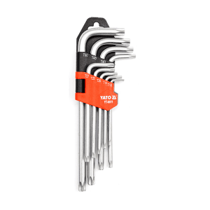 Yato T10 - T50 Torx Key Set CRV (9 Pcs), YT-0511
