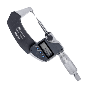 Mitutoyo 0 - 25 mm / 15 Degree Digital Point Micrometer with Carbide Tip, 342-251-30