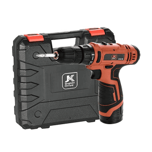 JK Super Drive 12V / 1.5 Ah / 10mm Cordless Drill Driver With 2 Batteries & Charger, JKCD10, 9005081