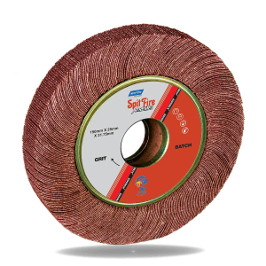 Norton Spitfire 150 x 25 x 31.75 mm / 60 Grit Xtreme Flap Wheels Without Wooden Bush (Pack Of 20 Pcs), FAX13