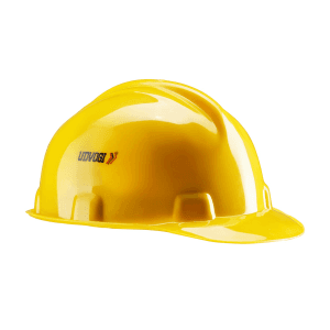 Udyogi Nape 1211 Series Helmet with Plastic Suspension & Slip Fit Adjustment (Yellow)