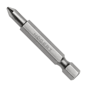 Hogert PH0 x 50 mm Length Phillips Screwdriver Bits (Pack of 2 Pcs), HT1S323