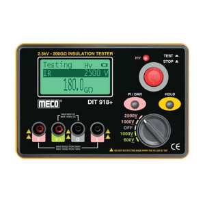 Meco 2.5kV - 200GOhm Digital Insulation Tester with AC/DC Voltage Function, DIT 918+