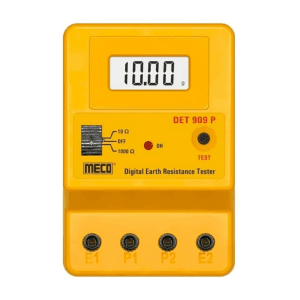 Meco 3-1/2 Digit / 1999 Counts Digital Earth Resistance Tester, DET 909 P