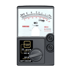Kusam-Meco 500V / 100 MOhms Analog Insulation Resistance Tester, KM 03
