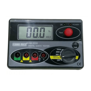 Kusam-Meco 3-1/2 Digits / 2000 Ohms Digital Earth Resistance Tester, KM 2030
