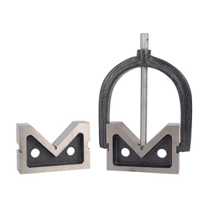 Apex 756G - 100 x 38 x 75 mm C I Vee Blocks Precision Ground with One Clamp